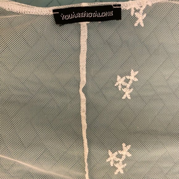 ModCloth "You are not alone" Lace Cardigan Size: Small/Medium - Picture 3 of 4